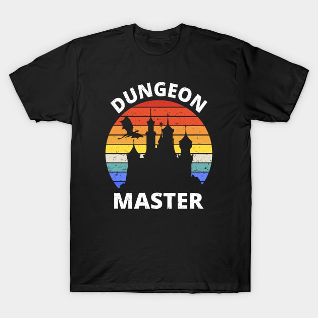 Vintage Retro Dungeon Master I T-Shirt by lemonpepper